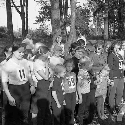 Pasākums norisinājās pie Ogres upes vecās gultnes jeb tā saucamā Varžu dīķa