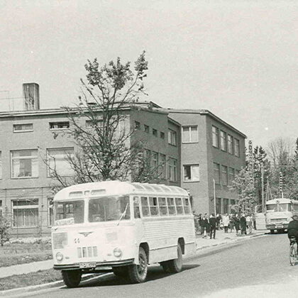 Ogres universālveikals Brīvības ielā 1, 1965. gads.
