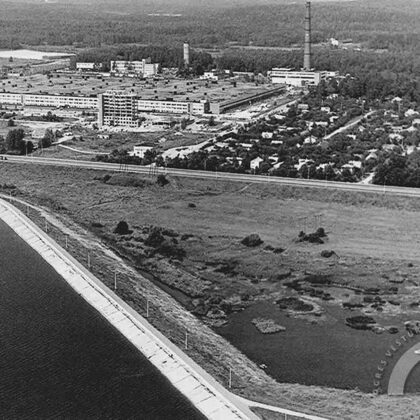 Dambis pie Daugavas un Ogres vecupe, 20. gs. 80. gadi