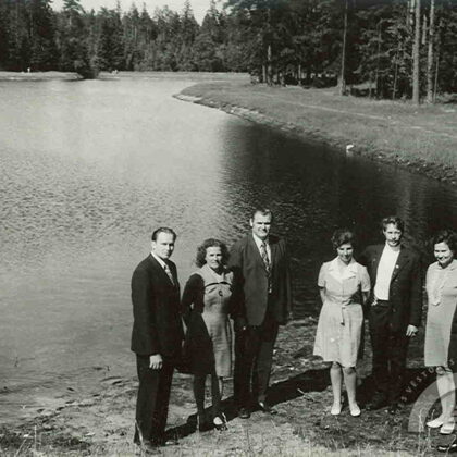 20. gs. 70. gadu sākumā mākslīgi izveidota ūdenskrātuve Lebiņas upes gultnē