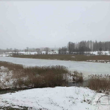 Lebiņas upe pie tirdzniecības centra “Dauga”. 2021. gads