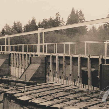 Ogres kartonfabrikas dambis, 1958. gads