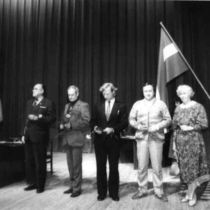 Latvijas Tautas frontes Ogres nodaļas dibināšanas konference. 1988. gada 12. novembris